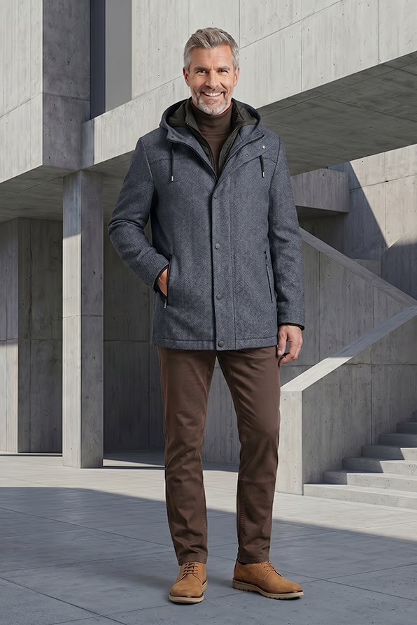 Chaqueta técnica gris